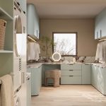 Laundry Into Living Room Goals with Hydrangea Laundry Unit by Kuche7-Sheet1