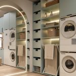 Laundry Into Living Room Goals with Hydrangea Laundry Unit by Kuche7-Sheet2