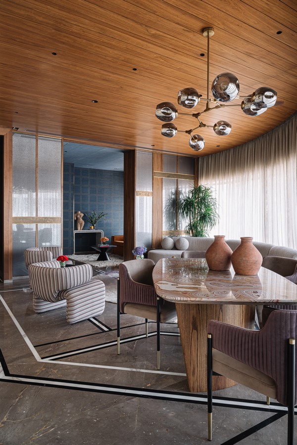 Stunningly Stylish Living-Dining Space by PS Design - RTF | Rethinking ...