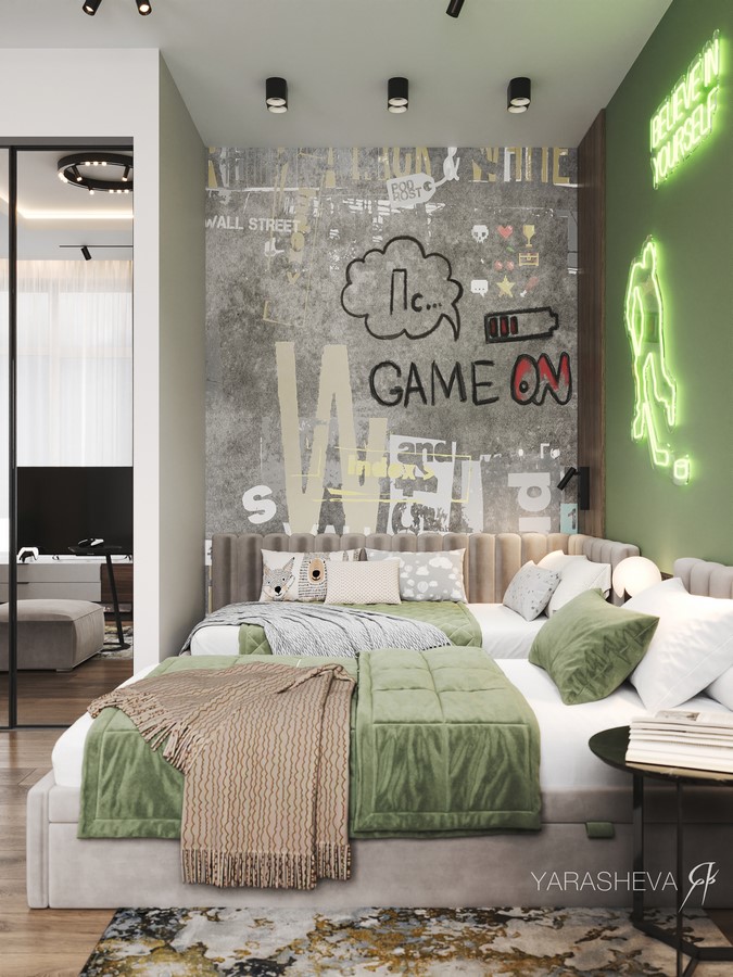 Interior design project for a 380 square-Sheet12