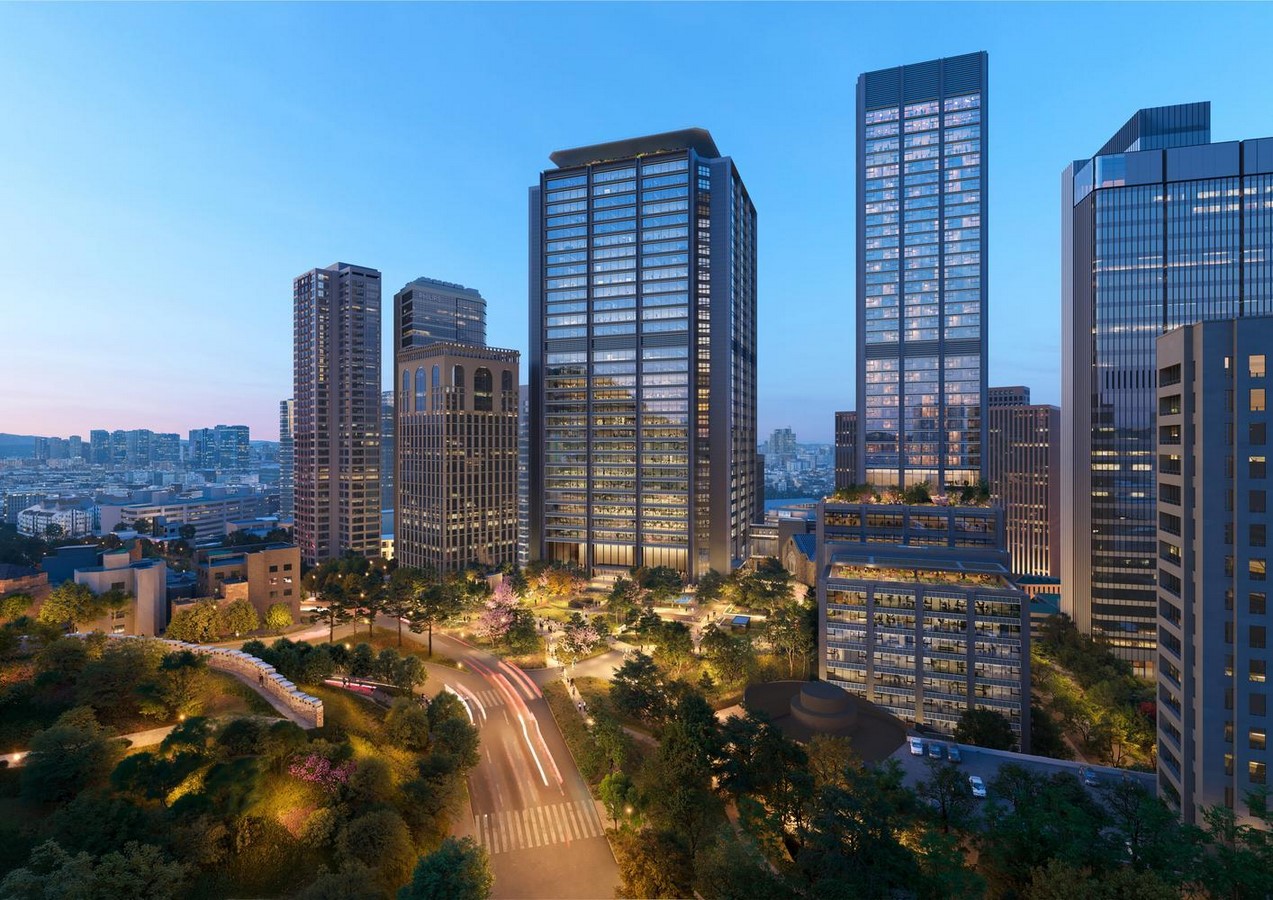 Foster + Partners Designs New Mixed-Use Development in Central Seoul-Sheet1
