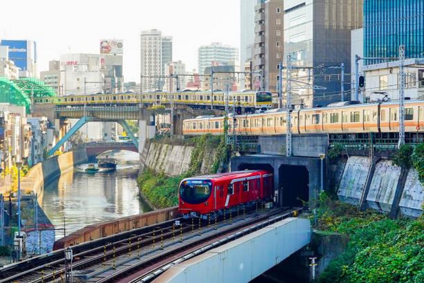 Underground cultural tunnels linking stations in Tokyo-Sheet1