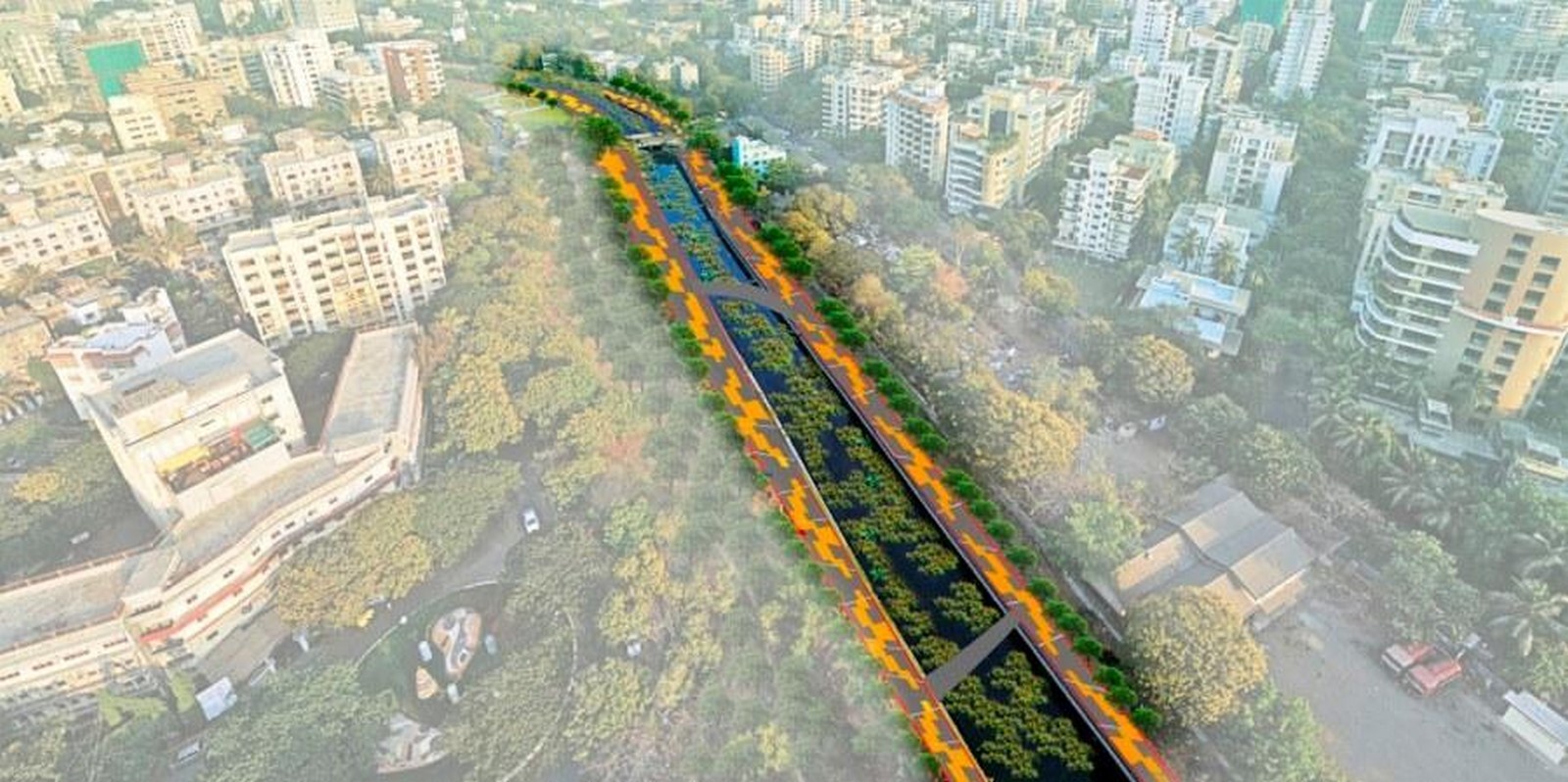 Elevated Linear Parks Threading Through Asian 5egacities-Sheet1