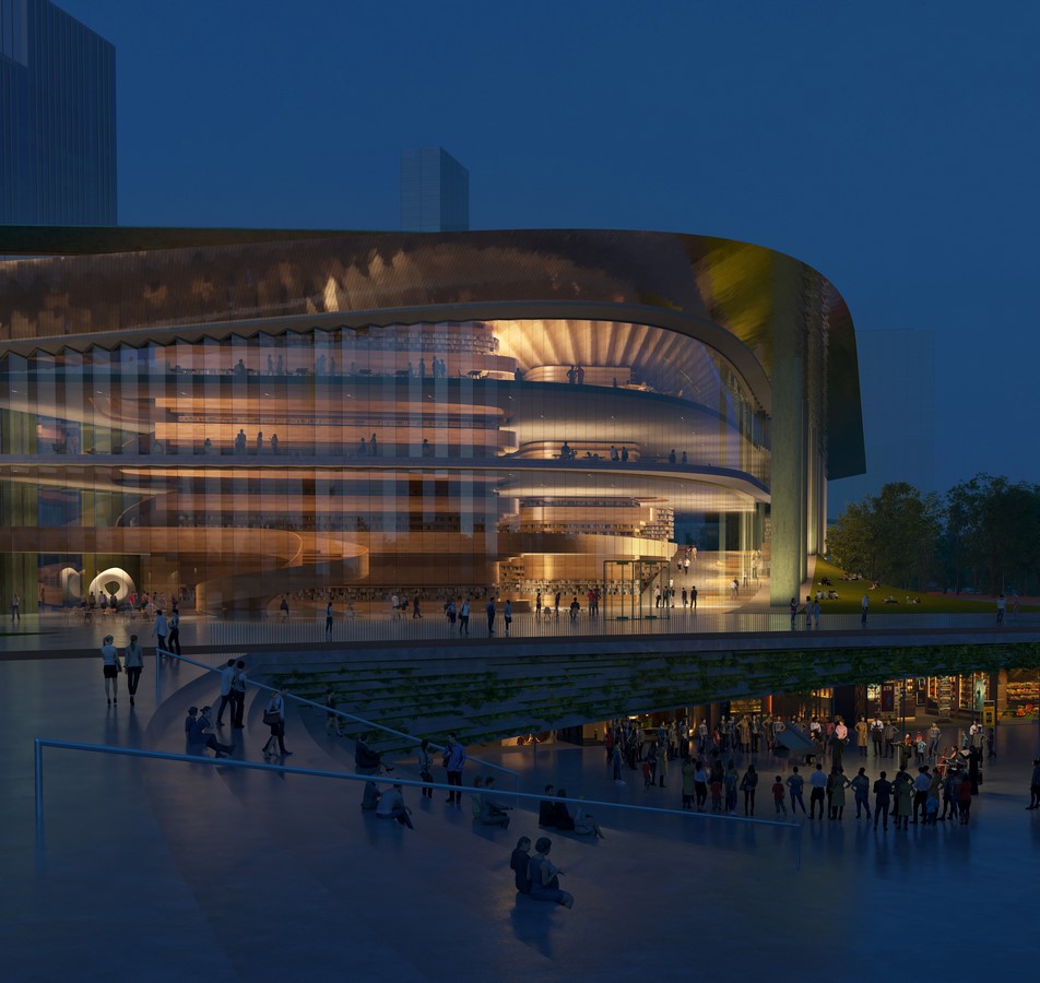 Qiantang Bay Cultural District by Zaha Hadid Architects-Sheet2