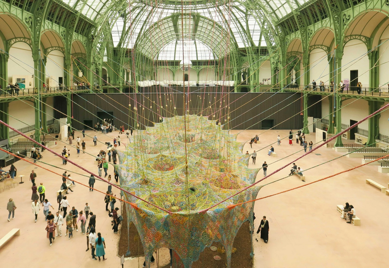 Ernesto Neto’s Textile Art Installation Paris’ Grand Palais captured by Paul Clemence-Sheet1
