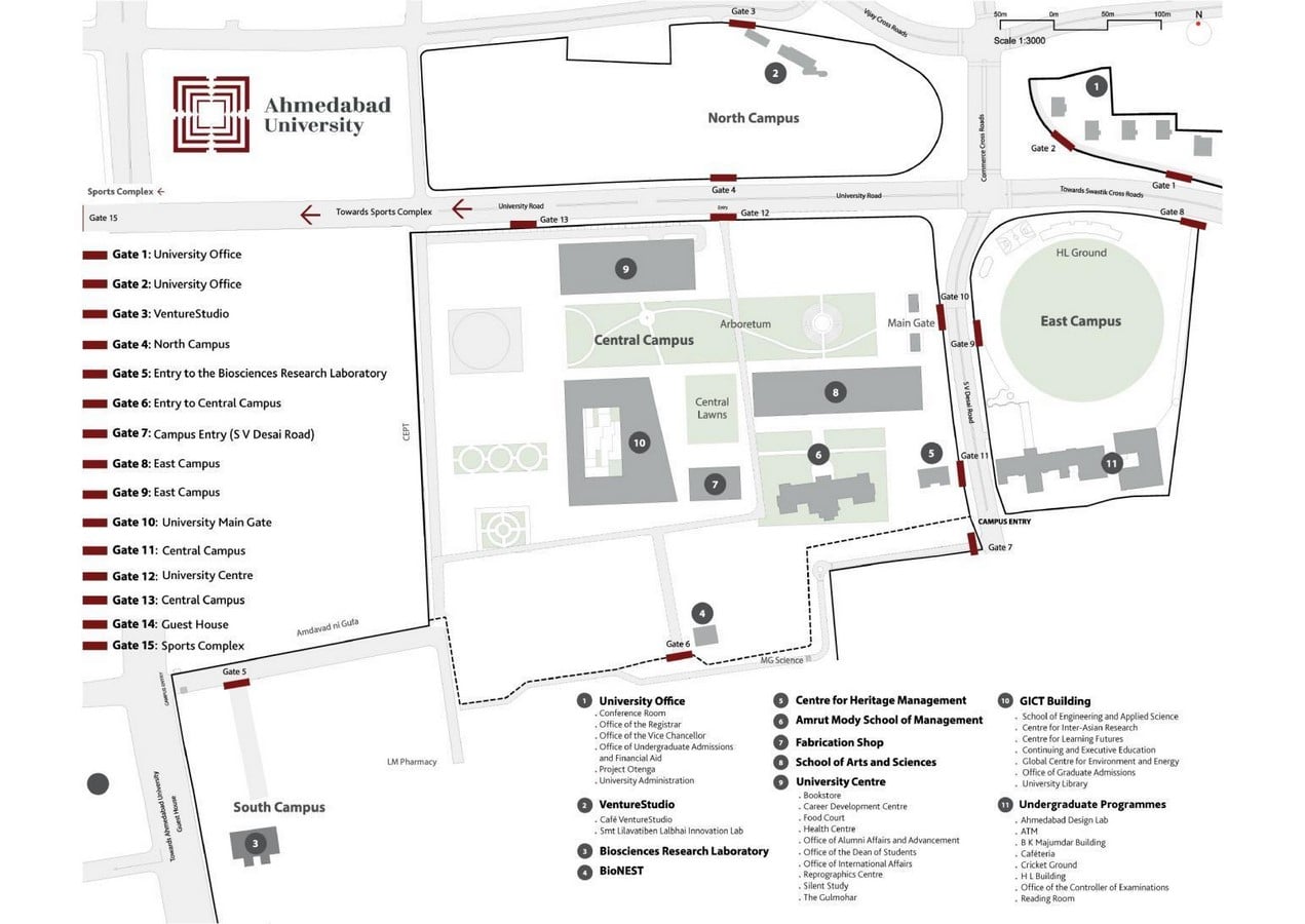 Ahmedabad University, Ahmedabad, Gujarat-Sheet1
