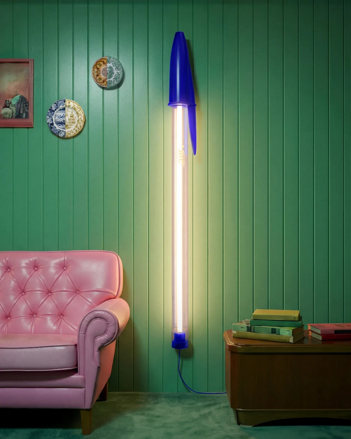 Mario Paroli Marks Bic’s 75 Years with Larger-Than-Life Biro Lamp’-Sheet3