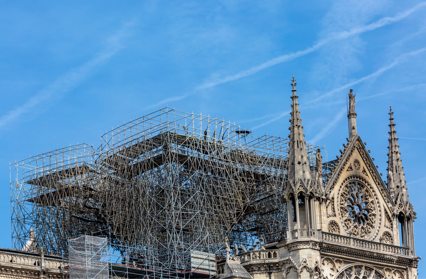 Modular scaffolding for ongoing Gothic spire completions-Sheet4