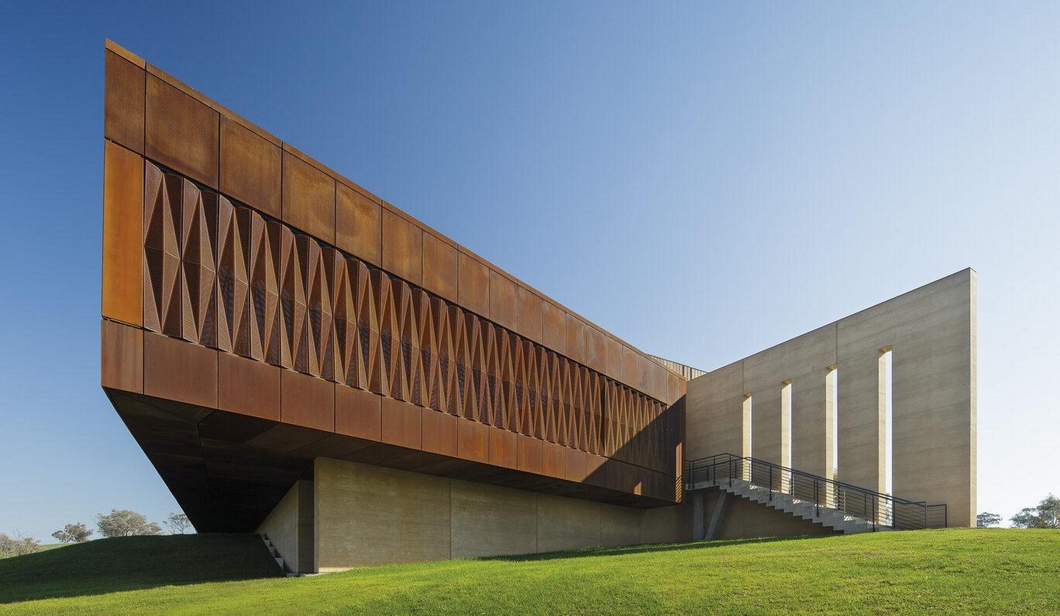 Rammed-earth galleries showcasing Aboriginal art in Australia-Sheet1