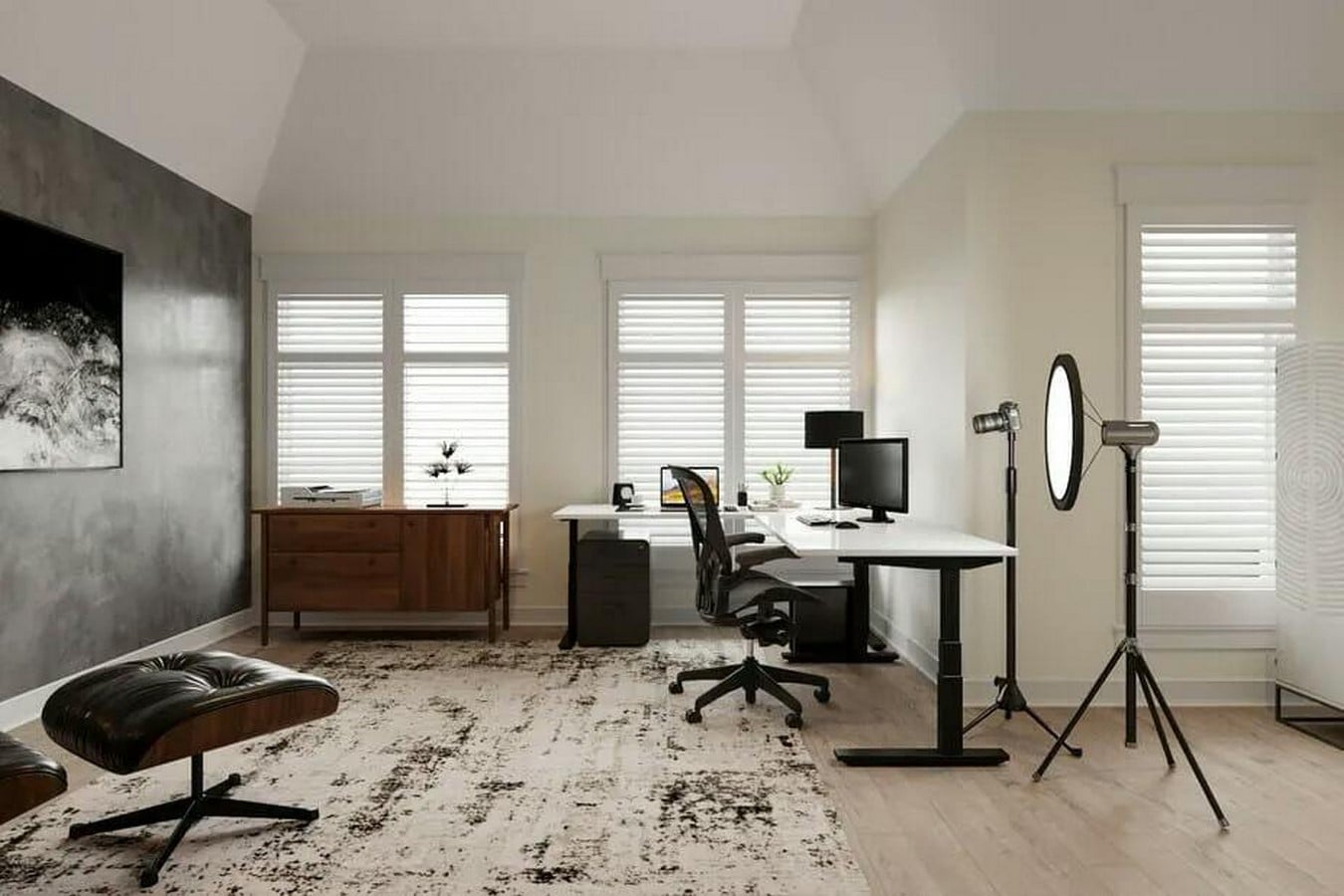 Home as Broadcast Studio Interior Designed to Be Seen Online-Set1