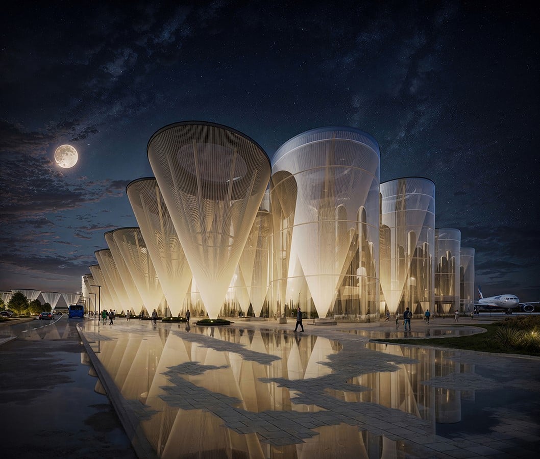 Cones of Light Omsk Airport by KPLN architectural bureau-Sheet1