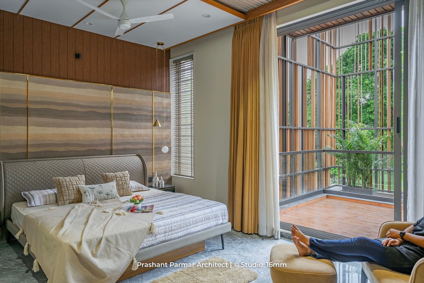 Bungalow at Satyagrah Chhavani by Prashant Parmar Architect-Sheet13