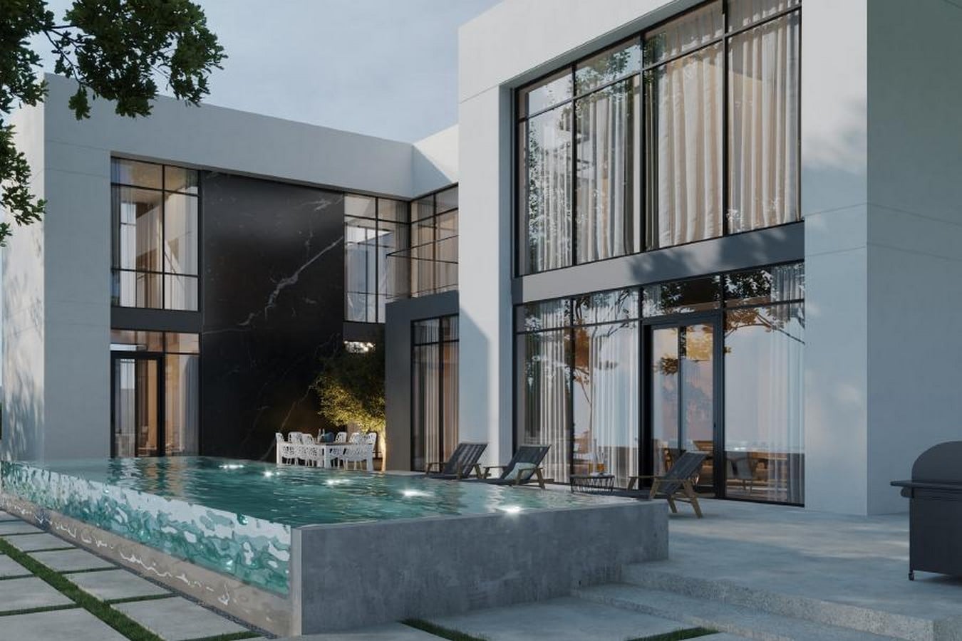 Courtyard Pool Villa by AEM Engineering Consultancy-Sheet3