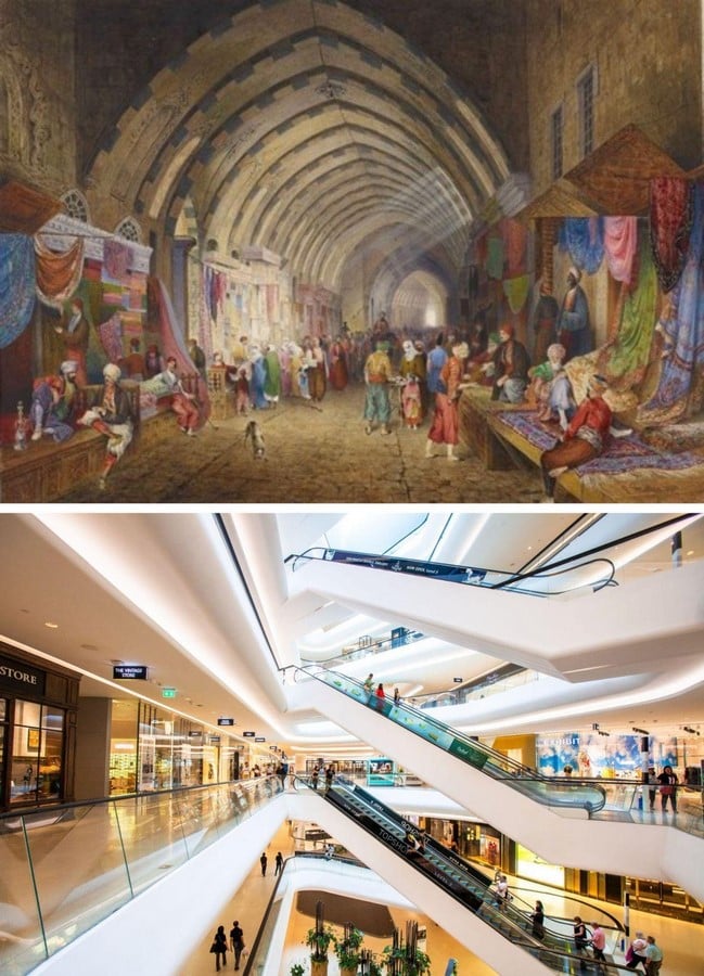 From Marketplaces to Malls The Evolution of Retail Architecture-Sheet1
