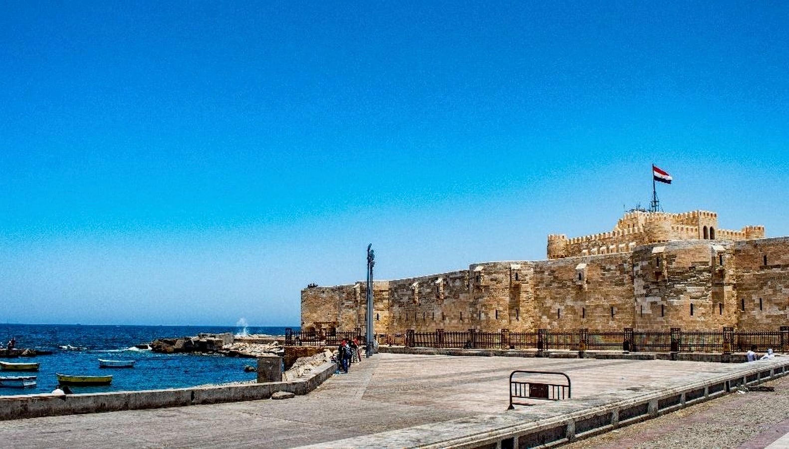 Fortress in the world Citadel of Qaitbay, Alexandria, Egypt-Sheet1