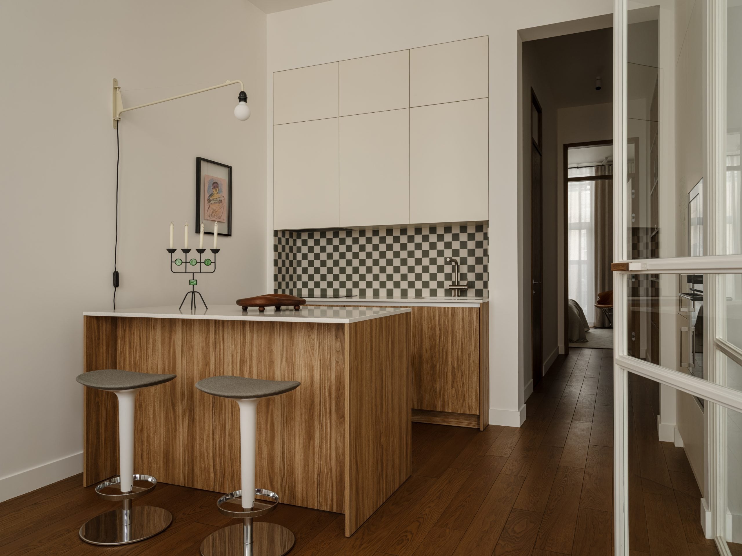 Bright and Warm Mid-Century Apartment for a Young Screenwriter by Elizaveta Ryzhova-Sheet4