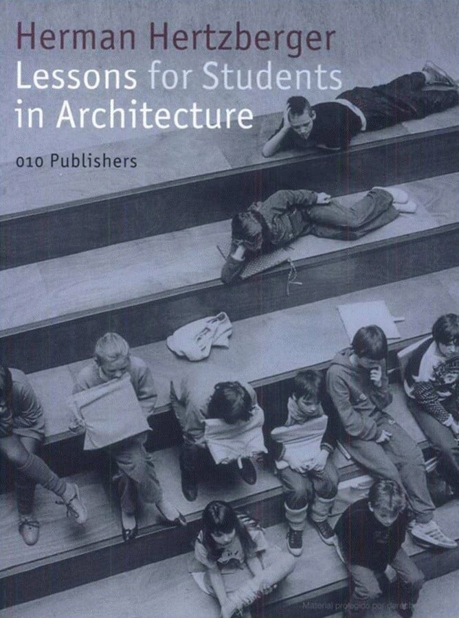Book in Focus Lessons for Students in Architecture by Ar.Herman Hertzberger-Sheet6