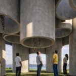 Reclaimed Concrete Pipes Reassembled as a Reusable Pavilion on Mumbai’s Coast-Sheet1