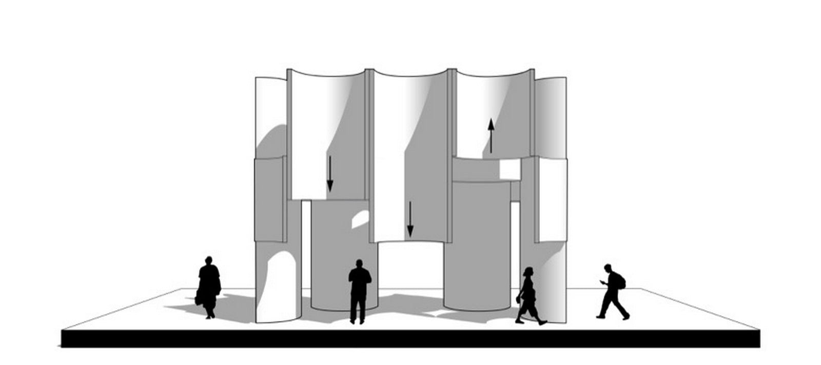 Reclaimed Concrete Pipes Reassembled as a Reusable Pavilion on Mumbai’s Coast-Sheet2